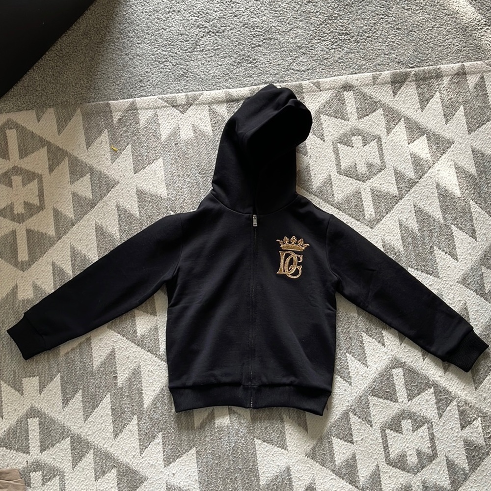 Kids Dolce & Gabbana Hooded Zip Up